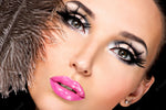 Strip flare lashes in line for make-up, AWC-009