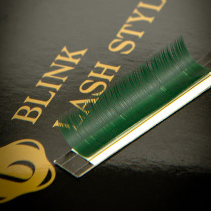 Blink Lash Color lashes for extension & design, GREEN