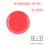 UV/LED krāsu gēls nagu pieaudzēšanai un modelēšanai RASBERRY MUSS 9397, finālā izpārdošana!