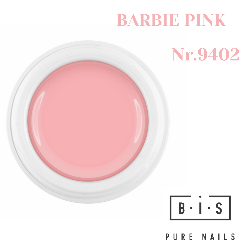UV/LED krāsu gēls nagu pieaudzēšanai un modelēšanai BARBIE PINK 9402, finālā izpārdošana!