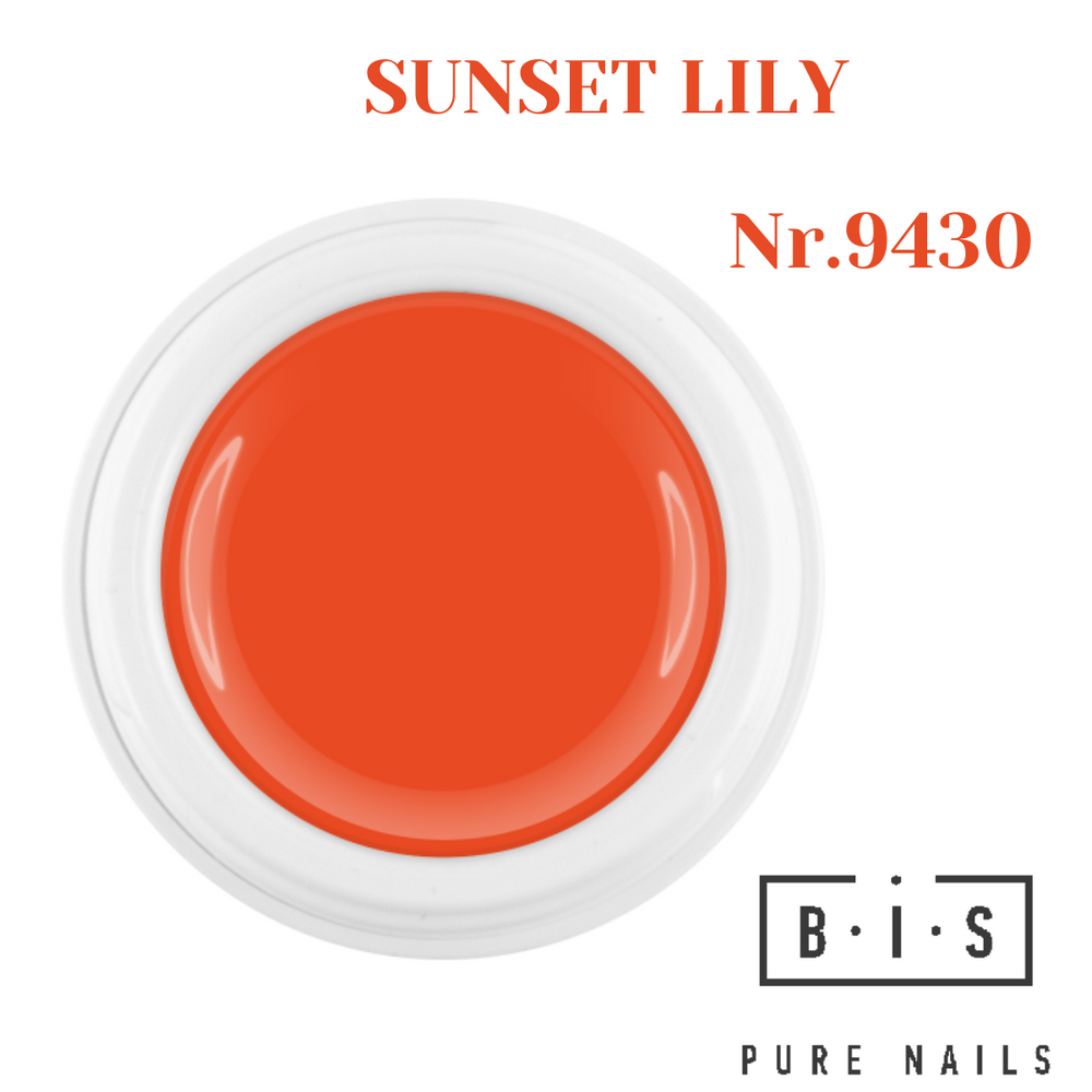 UV/LED Color gel for nail modeling & extensions 5 ml, SUNSET LILY 9430