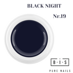 UV/LED Color gel for nail modeling & extensions 5 ml, BLACK NIGHT 19