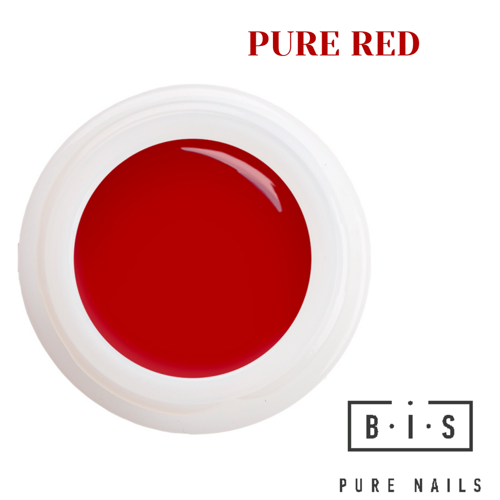 UV/LED Color gel for nail modeling & extensions 5 ml, PURE RED, final sale!