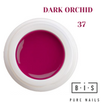 UV/LED krāsu gēls nagu pieaudzēšanai un modelēšanai DARK ORCHID 37, finālā izpārdošana!