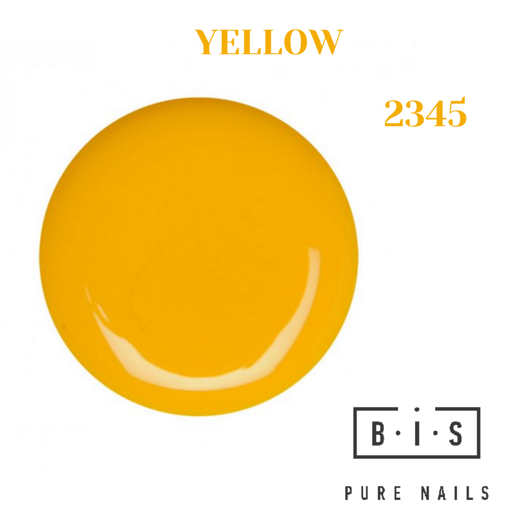 UV/LED Color gel for nail modeling & extensions YELLOW 2345, final sale!