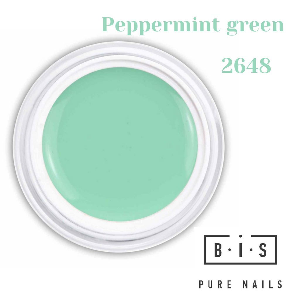 UV/LED Color gel for nail modeling & extensions 5 ml, PEPPERMINT GREEN 2648, final sale!