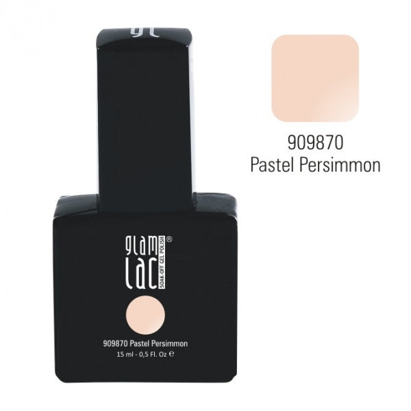 GlamLac UV/LED gel nail polish 15 ml, PERSIMMON