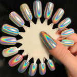 BIS Pure Nails hologrāfisks spoguļa efekta nagu pūderis, 7 grami