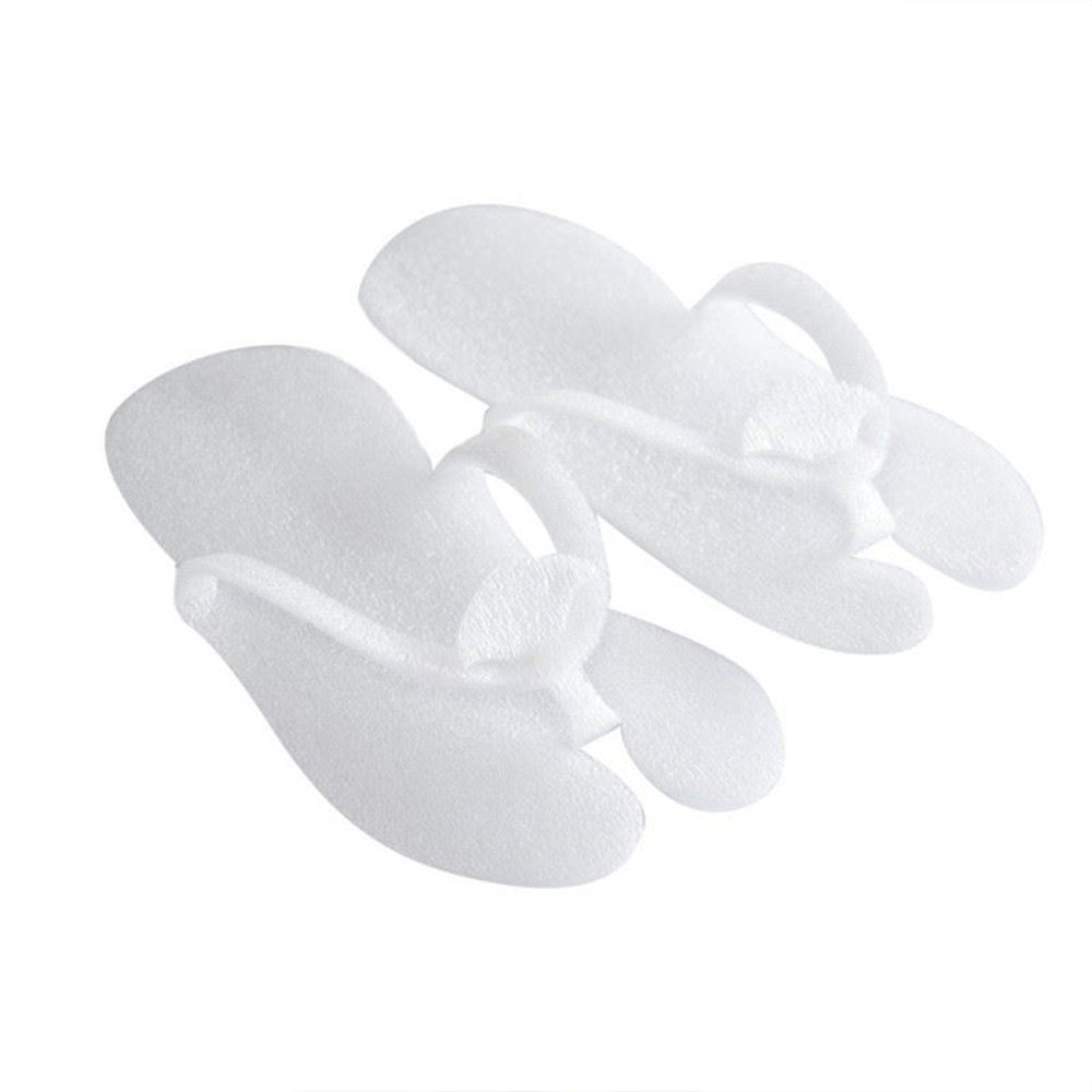 Disposable slippers for pedicure white, 2 pieces/1 pair