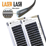 BL Lashes Laser Mink skropstas pieaudzēšanai C-0.10-MIX