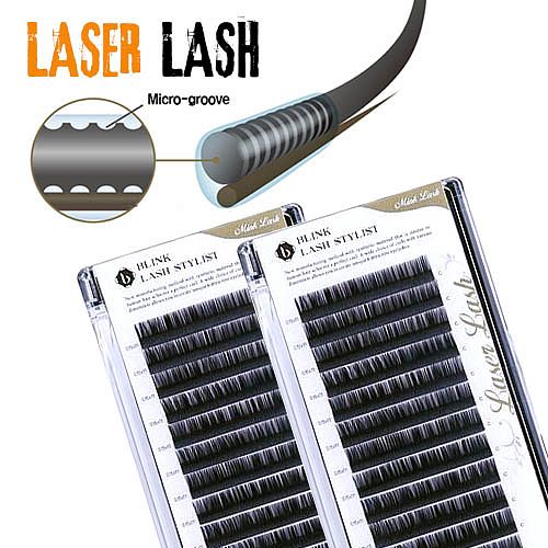 BL Lashes Laser Mink skropstas pieaudzēšanai D-0.12-MIX