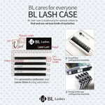 BL Lashes Laser Mink skropstas pieaudzēšanai C-0.15-MIX