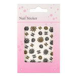 NDED 3D nail art stickers nail design decal, Halloween spider