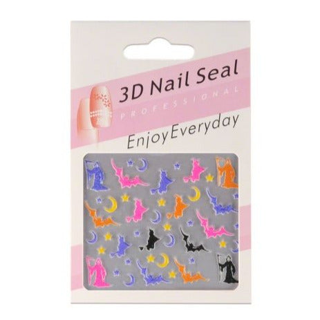 NDED 3D nail art stickers nail design decal, Halloween