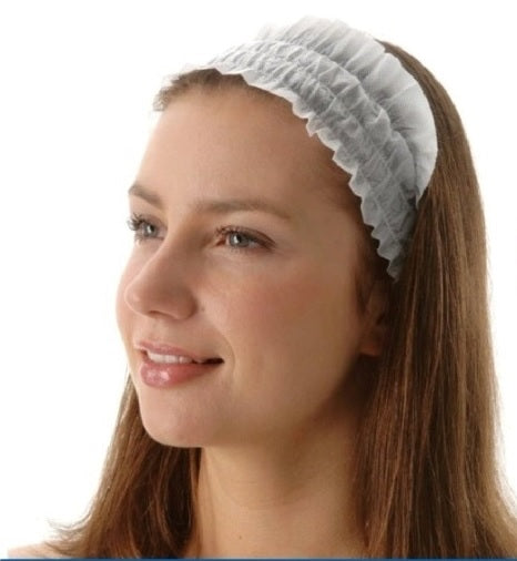 Disposable head & hair band for procedures, 1 piece